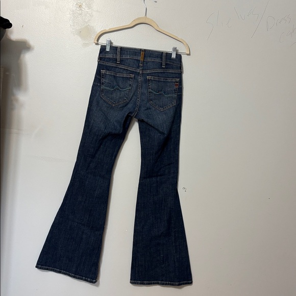 Ariat REAL Zoe Flare Jeans 26R Mid Rise Bootcut Western Distressed - Picture 5 of 7